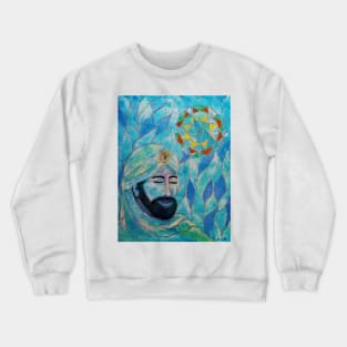 El Morya, Ascended master - by Renate van Nijen Crewneck Sweatshirt